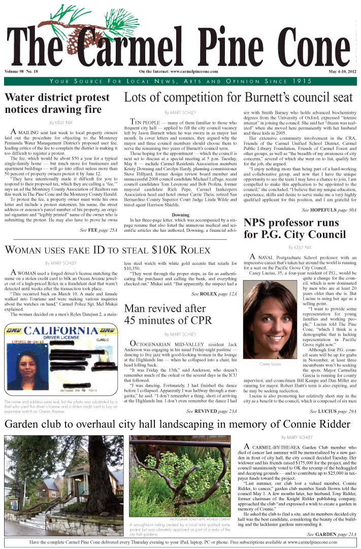 Click here to download the May 4, 2012, main news section