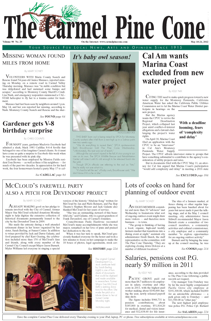 Click here to download the May 18, 2012, main news section